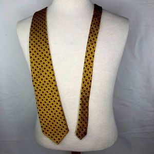 Lauren by Ralph Lauren Silk Handmade Gold Necktie